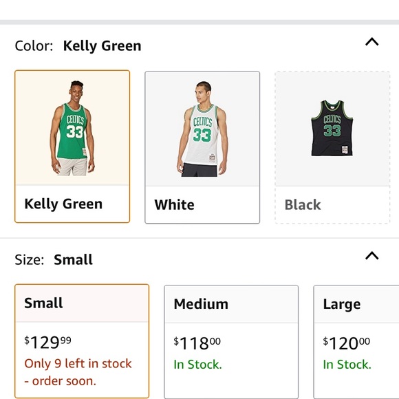 Boston Celtics Jersey (Mitchell & Ness) Brand New! - Picture 4 of 4